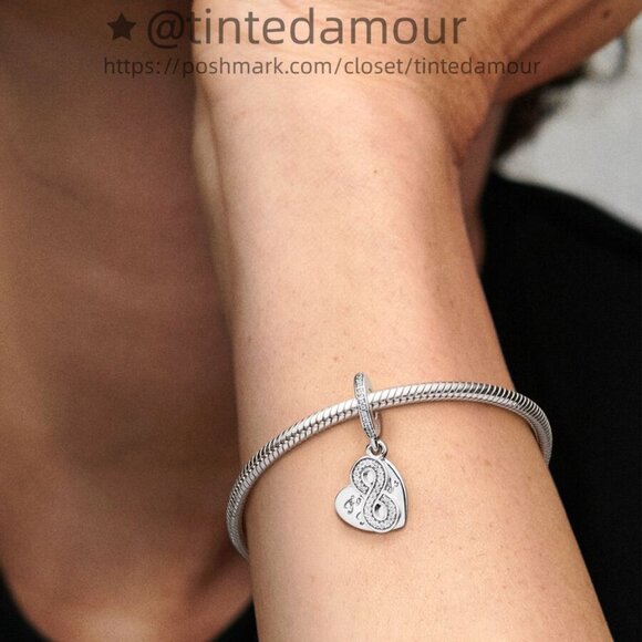 Pandora Forever Friends Dangle Charm with Clear CZ - Picture 2 of 2